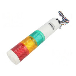 Coloană de Semnalizare LED Roșu/Ambră/Verde 24V | Electronic-mag.ro | Componente Electronice