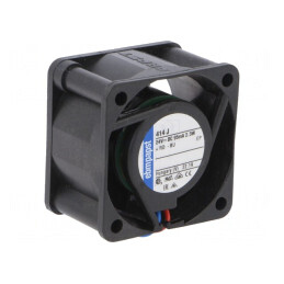 Ventilator axial 24V DC 40x40x25mm 19m3/h 39dBA cu rulmenți | Electronic-mag.ro | Componente Electronice