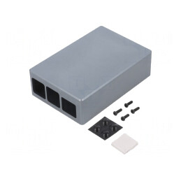 Carcasă Aluminiu pentru Raspberry Pi 4B (4GB/8GB) | Electronic-mag.ro | Componente Electronice