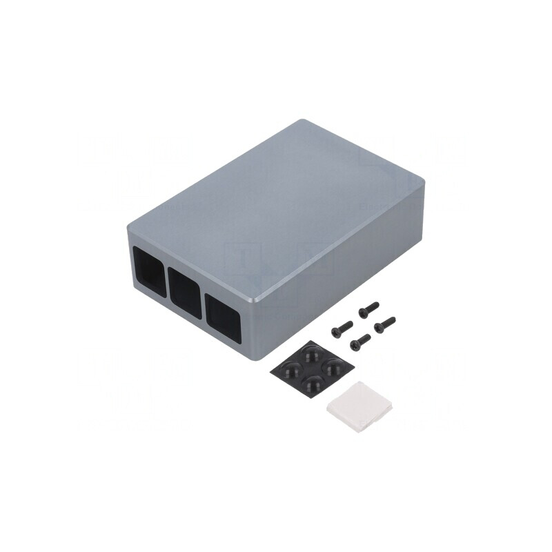 Carcasă Aluminiu pentru Raspberry Pi 4B (4GB/8GB) | Electronic-mag.ro | Componente Electronice