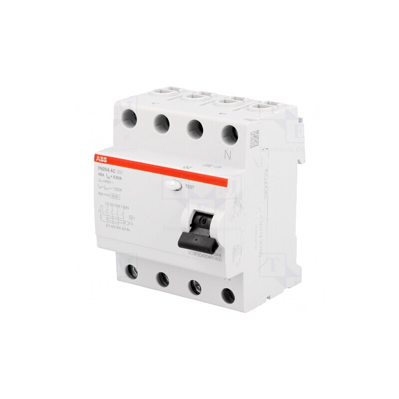 Întrerupător Diferential 40A 30mA 4P IP20 | Electronic-mag.ro | Componente Electronice