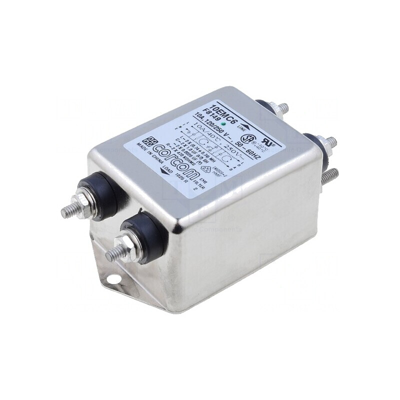Filtru Anti-Interferențe Monofazat 250VAC 10A | Electronic-mag.ro | Componente Electronice