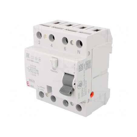 Întrerupător diferenţial 40A 30mA 4P 230/400V | Electronic-mag.ro | Componente Electronice