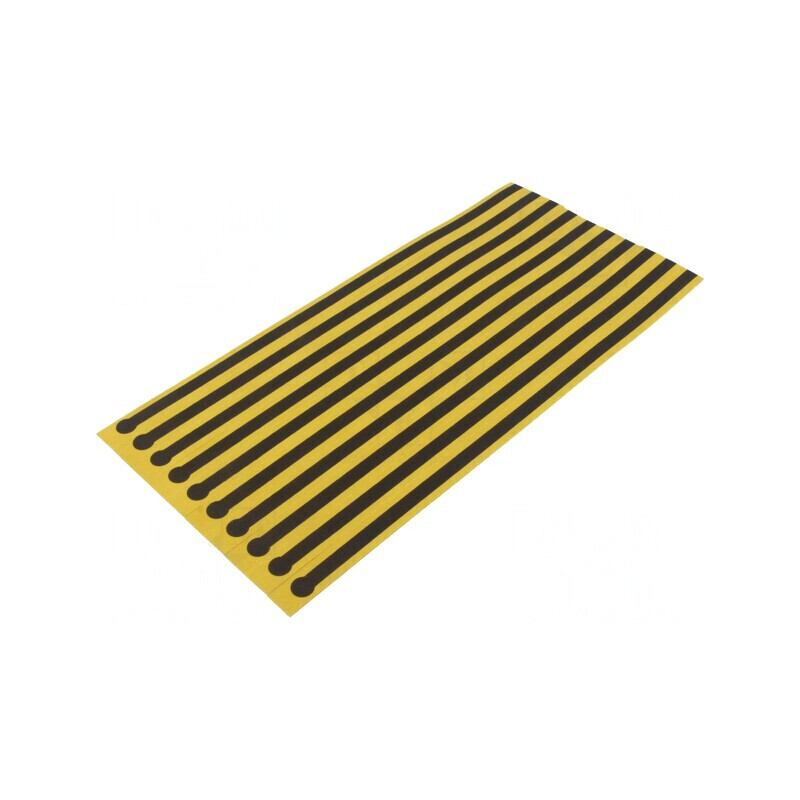 Brățară pentru Pantofi ESD, Galben-Negru, Set 100 Bucăți | Electronic-mag.ro | Componente Electronice