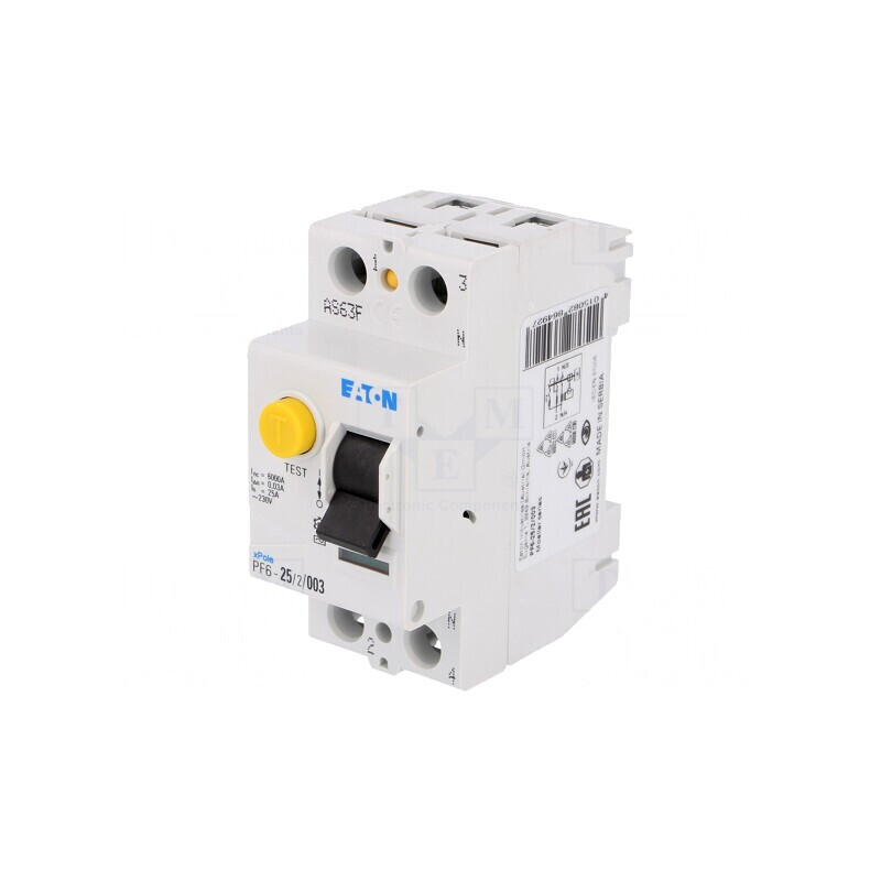 Întrerupător Diferențial 25A 30mA 2P IP20 | Electronic-mag.ro | Componente Electronice