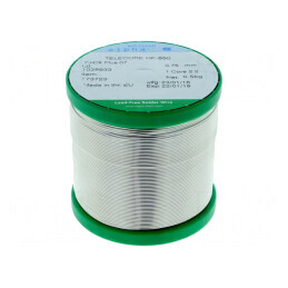 Sârmă de Lipit fără Plumb 0,75mm 0,5kg TELECORE HF-850 | Electronic-mag.ro | Componente Electronice