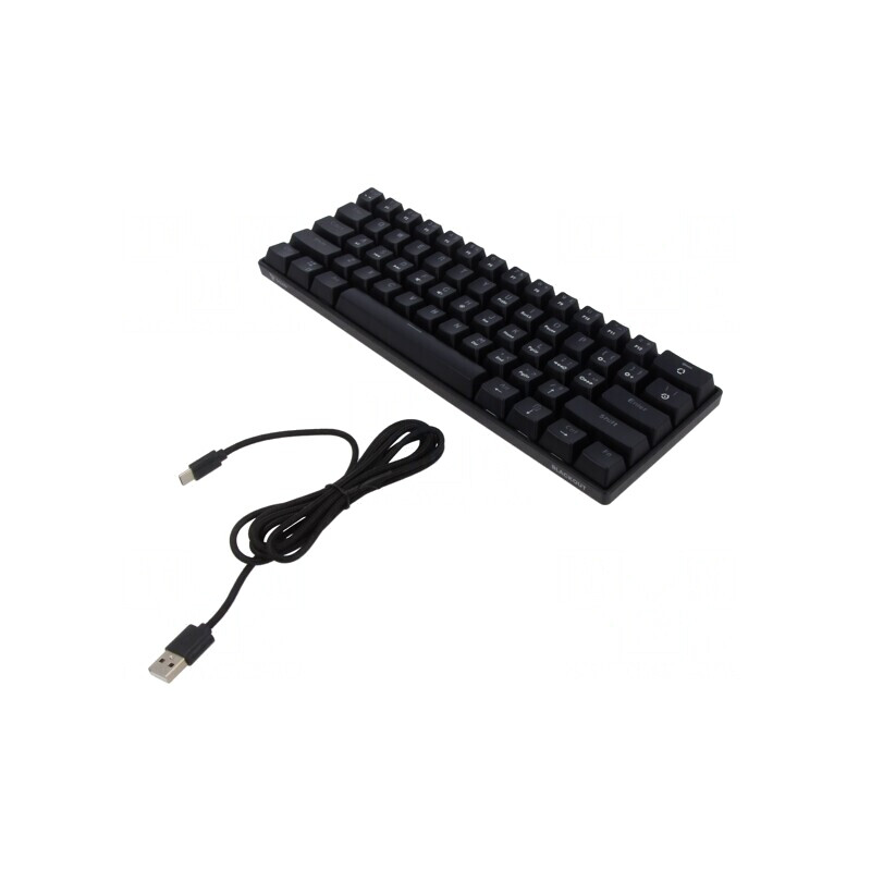 Tastatură USB-C Neagră US Layout 1.8m | Electronic-mag.ro | Componente Electronice Tastatură USB-C Neagră US Layout 1.8m | Electronic-mag.ro | Componente Electronice