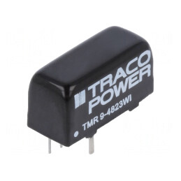 Convertor DC/DC 9W 18-75V la 15V/-15V SIP8 TMR 9-4823WI | Electronic-mag.ro | Componente Electronice