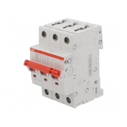 Separator-Întrerupător 3 Poli pentru Șină DIN 50A 400VAC | Electronic-mag.ro | Componente Electronice