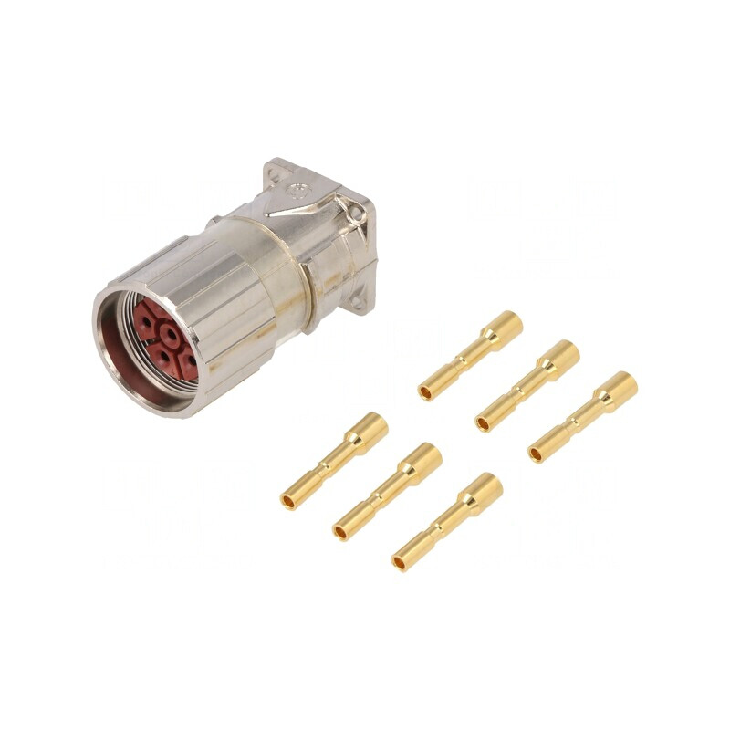 Conector M23 6 Pin Mamă Crimpat Drept IP68 | Electronic-mag.ro | Componente Electronice Conector M23 6 Pin Mamă Crimpat Drept IP68 | Electronic-mag.ro | Componente Electronice