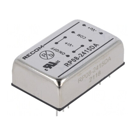 Convertor DC/DC 8W 18-36V la ±15V | Electronic-mag.ro | Componente Electronice
