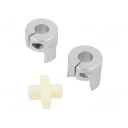 Cuplaj | Ø: 14mm | Ø1: 6mm | Ø2: 6mm | aluminiu | 2240-14-B6-6-AL-WS