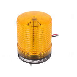 Semnalizator Luminos Flash Ambră 10-30VDC IP65 | Electronic-mag.ro | Componente Electronice