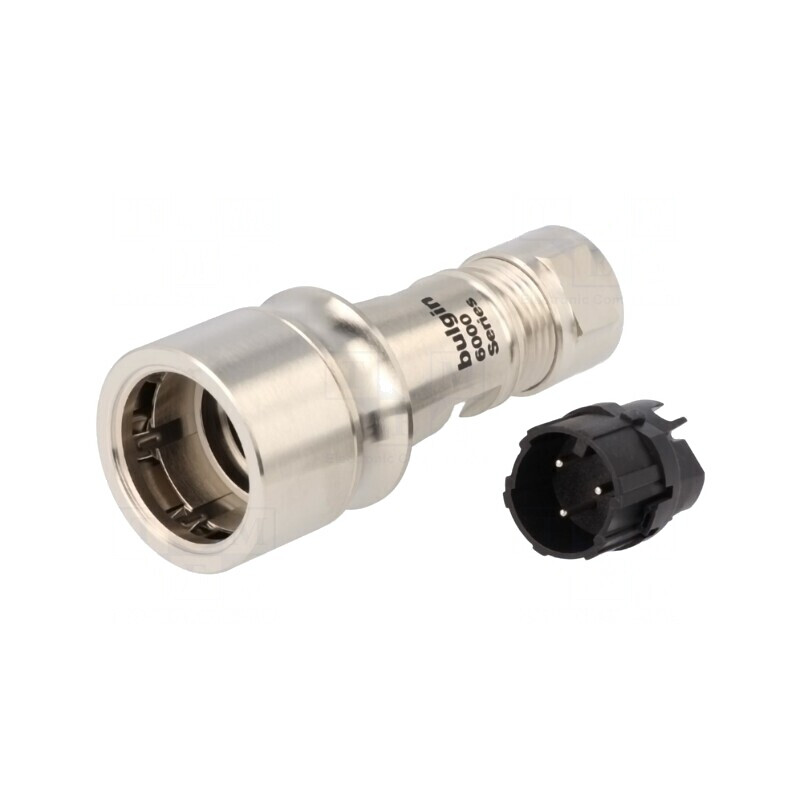 Mufă Circulară 3 PIN Buccaneer 6000 Nichelată | Electronic-mag.ro | Componente Electronice