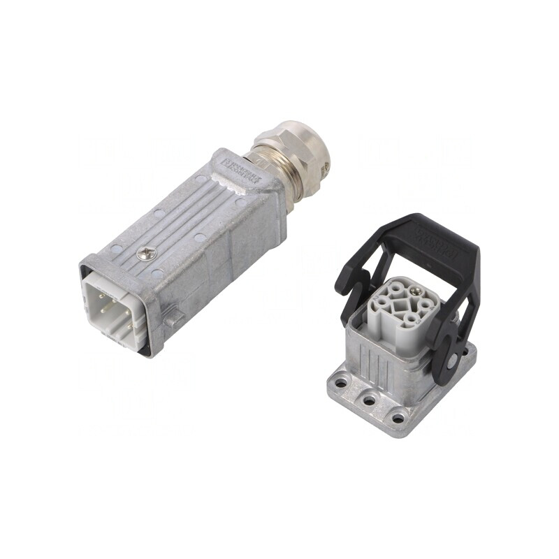 Conector HDC Tată Mamă 230V 10A 5 PIN 4 PE Drept | Electronic-mag.ro | Componente Electronice Conector HDC Tată Mamă 230V 10A 5 PIN 4 PE Drept | Electronic-mag.ro | Componente Electronice