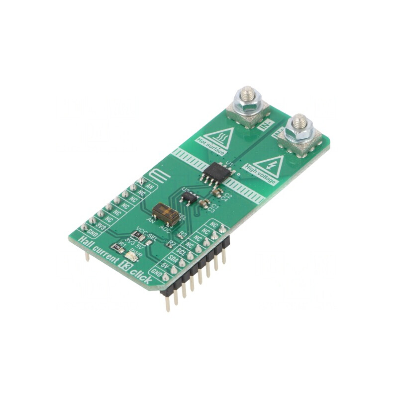 Ampermetru Analogic HALL CURRENT 13 CLICK 3.3VDC/5VDC | Electronic-mag.ro | Componente Electronice
