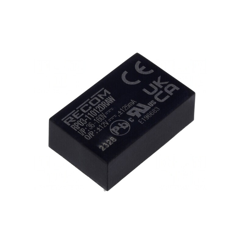 Convertor DC/DC 3W 36-160V la 12V 12V | Electronic-mag.ro | Componente Electronice Convertor DC/DC 3W 36-160V la 12V 12V | Electronic-mag.ro | Componente Electronice