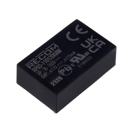 Convertor DC/DC 3W 36-160V la 12V 12V | Electronic-mag.ro | Componente Electronice