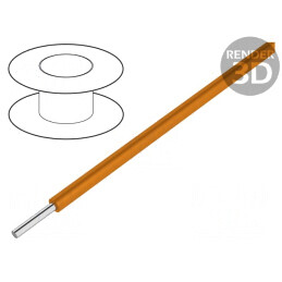 Cablu EcoWire Cu 14AWG MPPE Portocaliu 30,5m | Electronic-mag.ro | Componente Electronice
