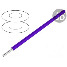 Cablu EcoWire Cu 14AWG MPPE Violet 600V 30,5m | Electronic-mag.ro | Componente Electronice