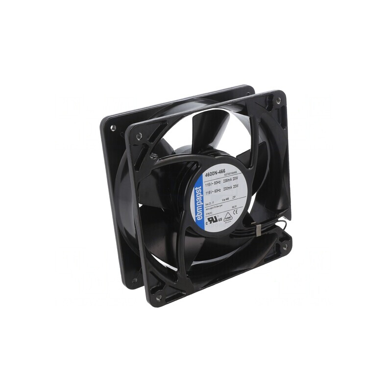 Ventilator Axial AC 115V 119x119x38mm 180m³/h 50dBA 60Hz | Electronic-mag.ro | Componente Electronice