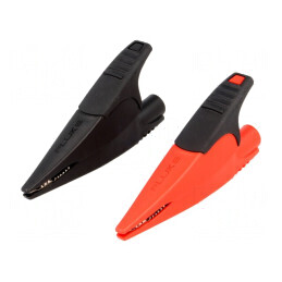 Set Borne Crocodil 10A 1kVDC Negru Roșu 4mm FLUKE AC285 | Electronic-mag.ro | Componente Electronice