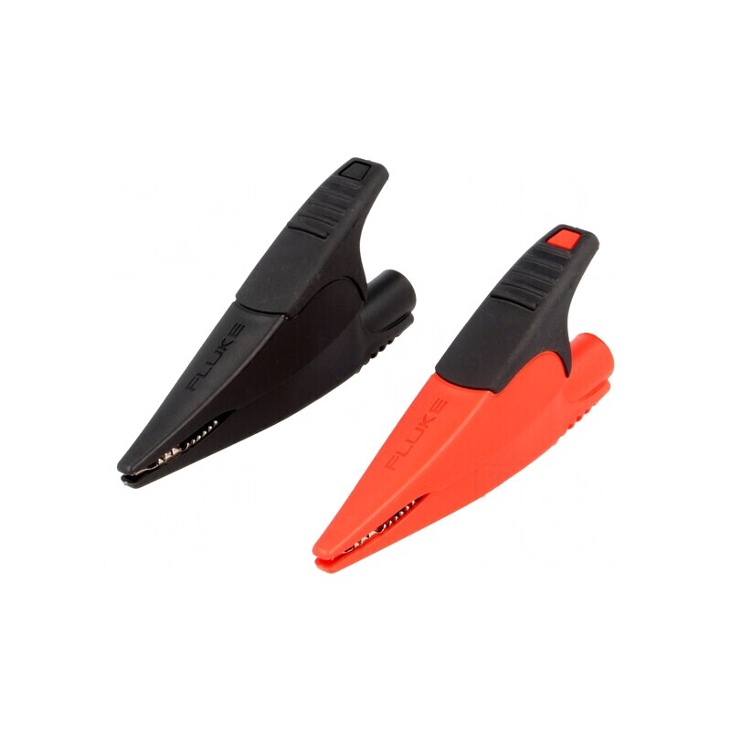 Set Borne Crocodil 10A 1kVDC Negru Roșu 4mm FLUKE AC285 | Electronic-mag.ro | Componente Electronice Set Borne Crocodil 10A 1kVDC Negru Roșu 4mm FLUKE AC285 | Electronic-mag.ro | Componente Electronice