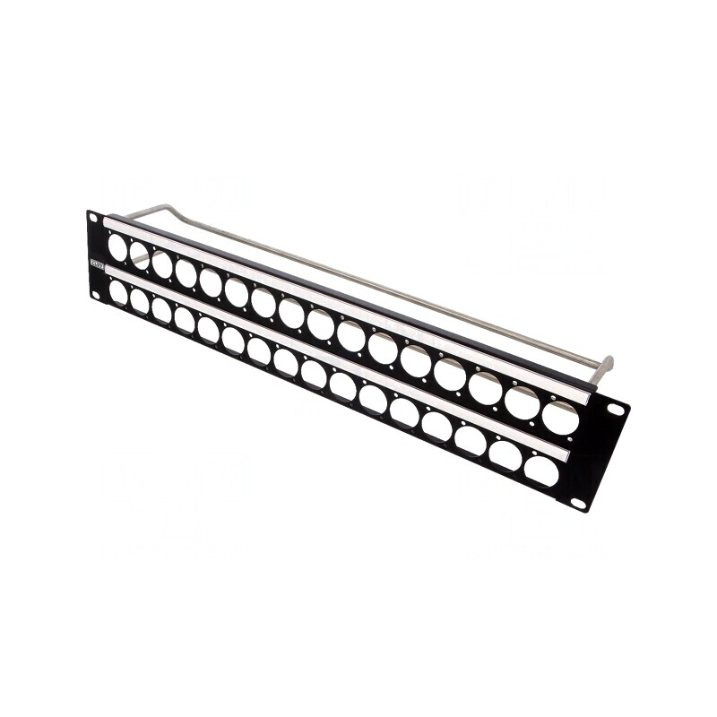 Adaptor de montare patch panel RACK 19x24mm | Electronic-mag.ro | Componente Electronice