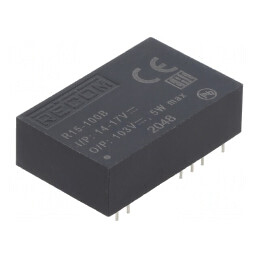 Convertor DC/DC 5W 14-17V la 59-130V DIP24 | Electronic-mag.ro | Componente Electronice