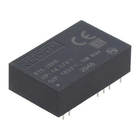 Convertor DC/DC 5W 14-17V la 59-130V DIP24 | Electronic-mag.ro | Componente Electronice