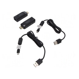 Extender HDMI PoE Negru 50m | Electronic-mag.ro | Componente Electronice