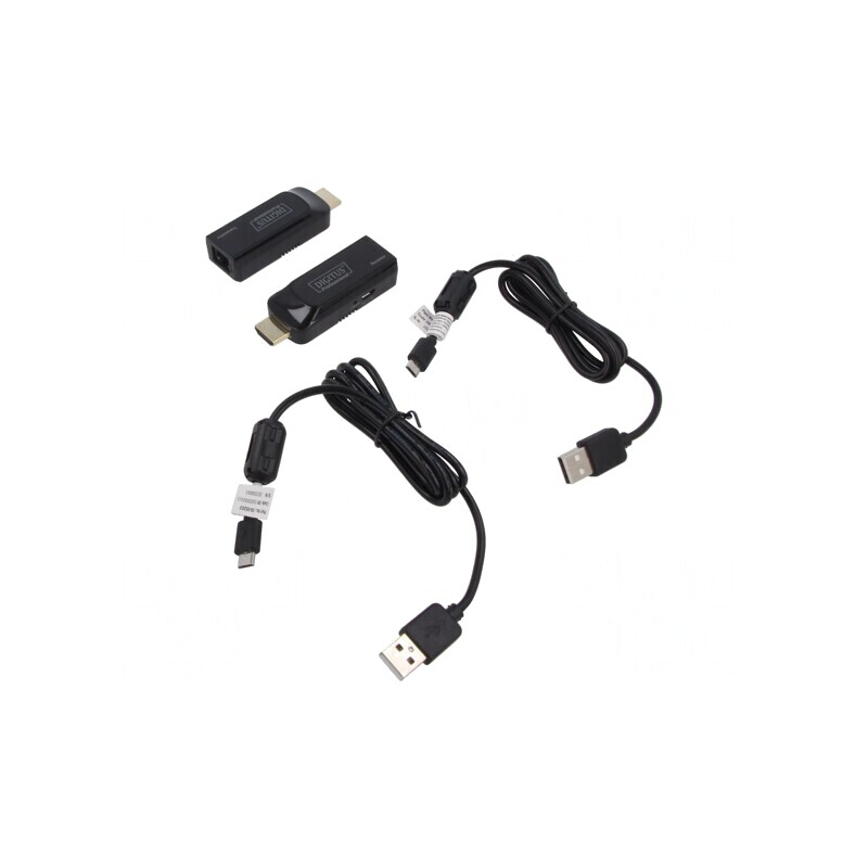 Extender HDMI PoE Negru 50m | Electronic-mag.ro | Componente Electronice
