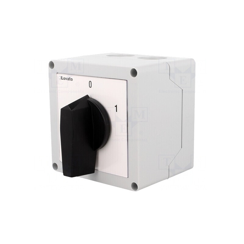 Comutator cu came 32A 3P 0-1 în carcasă | Electronic-mag.ro | Componente Electronice