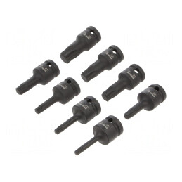 Set chei Torx tubulară cu impact 8 bucăți | Electronic-mag.ro | Componente Electronice