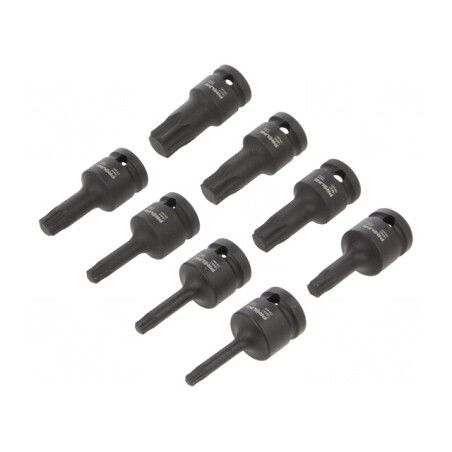 Set chei Torx tubulară cu impact 8 bucăți | Electronic-mag.ro | Componente Electronice