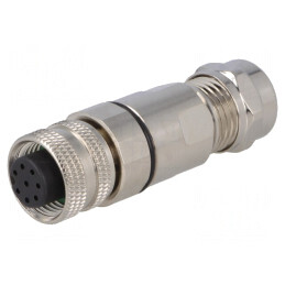 Mufă M12 Mamă 8 PIN IP67 pentru DeviceNet / CANopen | Electronic-mag.ro | Componente Electronice