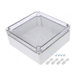 Carcasă Universală Policarbonat 125x175x75 mm Transparentă | Electronic-mag.ro | Componente Electronice