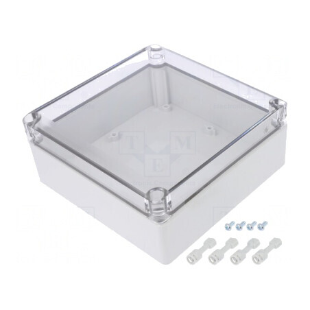 Carcasă Universală Policarbonat 125x175x75 mm Transparentă | Electronic-mag.ro | Componente Electronice