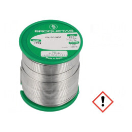 Sârmă de lipit fără plumb 1mm 250g 221°C | Electronic-mag.ro | Componente Electronice