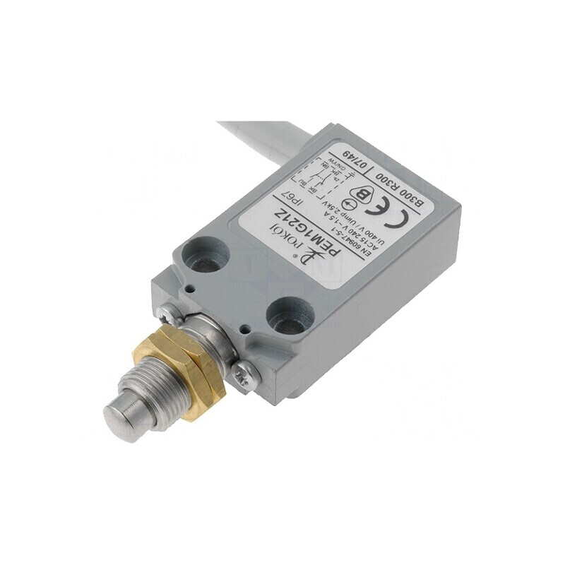 Limitator cursă bolţ Ø8mm NO NC 5A PEM1G21Z | Electronic-mag.ro | Componente Electronice