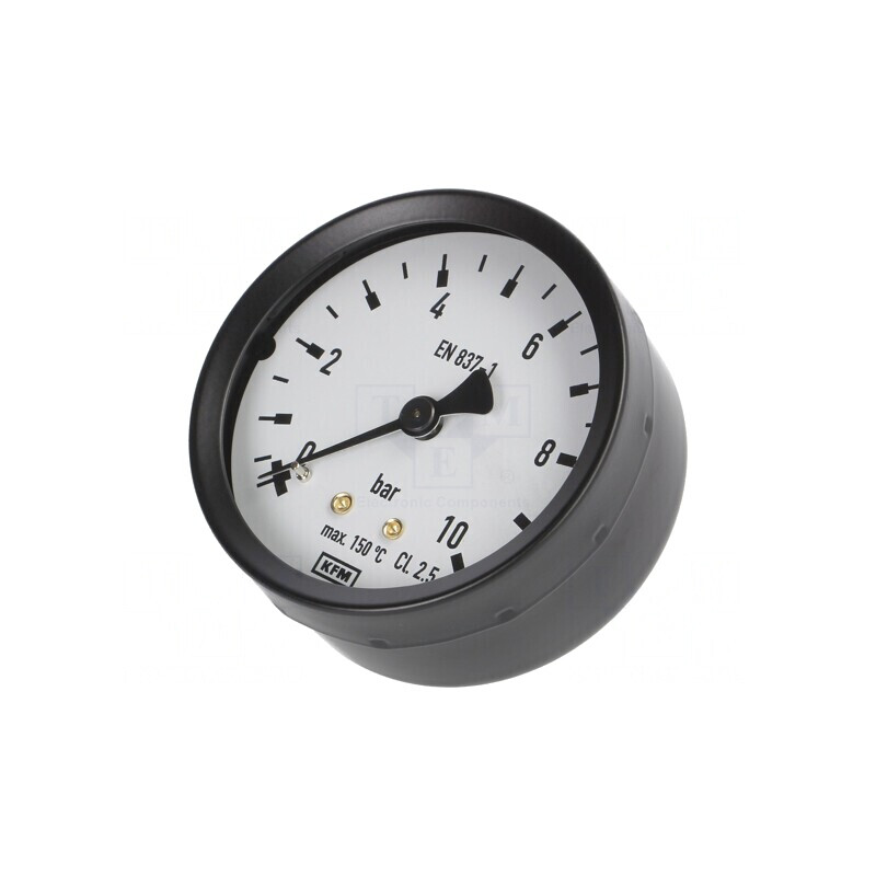 Manometru 0-6 bar Clasa 1.6 100mm G 1/2 B 150°C | Electronic-mag.ro | Componente Electronice