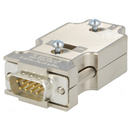 Conector D-Sub 9-PIN cu terminal pe cablu și carcasa ABS | Electronic-mag.ro | Componente Electronice