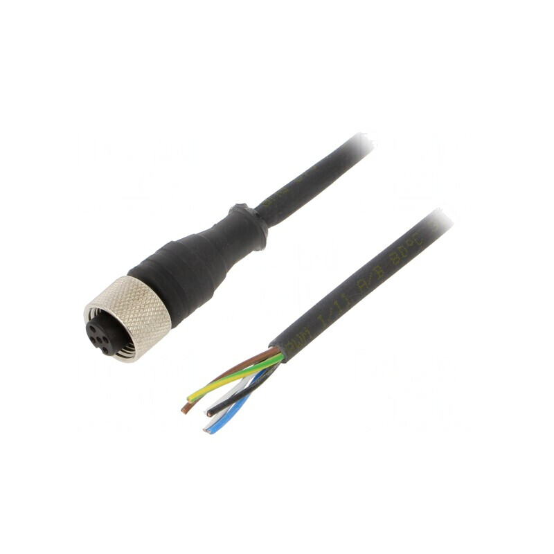 Cablu de conectare M12 15m IP67 24VAC 4A | Electronic-mag.ro | Componente Electronice
