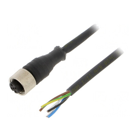 Cablu de conectare M12 15m IP67 24VAC 4A | Electronic-mag.ro | Componente Electronice