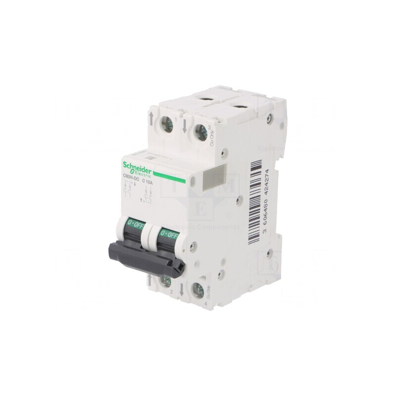 Întrerupător de supracurent 2P 10A 500VDC C | Electronic-mag.ro | Componente Electronice