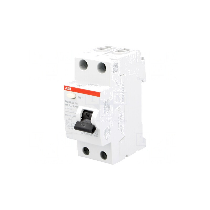Întrerupător diferențial 63A 30mA 2P 230V | Electronic-mag.ro | Componente Electronice
