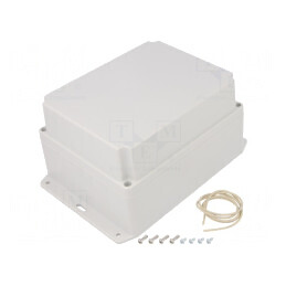 Carcasă Universală cu Lame de Fixare 146x186x110 mm | Electronic-mag.ro | Componente Electronice