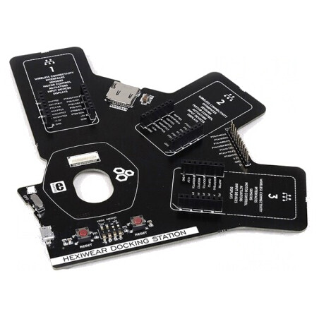 Placă Prototip mikroBUS HEXIWEAR Docking Station USB B Micro | Electronic-mag.ro | Componente Electronice