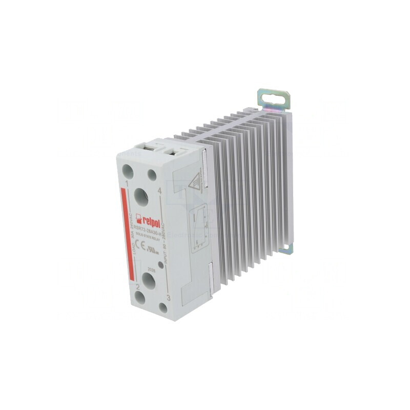 Releu Semiconductor 1-Fazat 30A 24-280VAC | Electronic-mag.ro | Componente Electronice