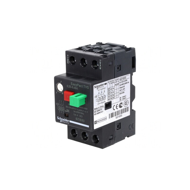 Întrerupător Motor 2,2kW DIN IP20 | Electronic-mag.ro | Componente Electronice